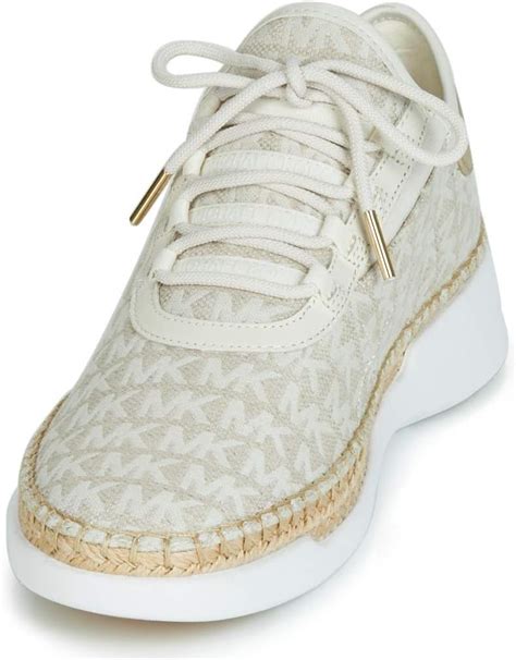 Michael Kors Woman's Finch Lace Up Optic/Ivory Size 8.5 M